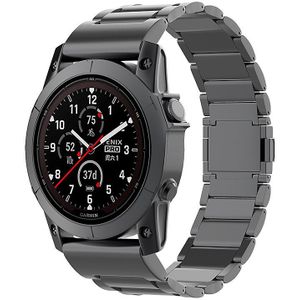 Strap-it Garmin Forerunner 970 magnetische titanium band (zwart)