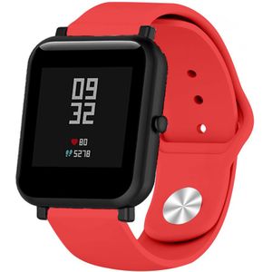 Strap-it Xiaomi Amazfit Bip sport bandje (rood)