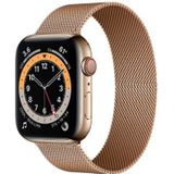 Strap-it Apple Watch 6 Milanese band (rosé goud)