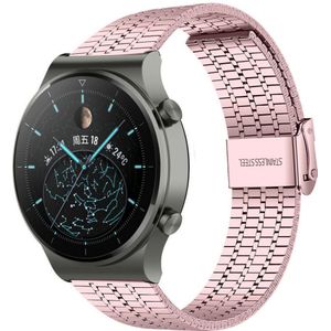 Strap-it Huawei Watch GT 2 Pro roestvrij stalen band (rosé pink)