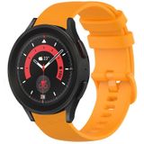 Strap-it Samsung Galaxy Watch 5 Pro luxe siliconen bandje (oranje)