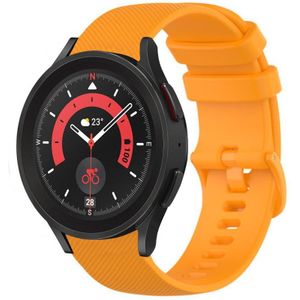 Strap-it Samsung Galaxy Watch 5 Pro luxe siliconen bandje (oranje)