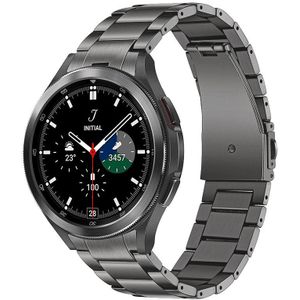 Strap-it Samsung Galaxy Watch 4 Classic 42mm titanium bandje (grafiet)