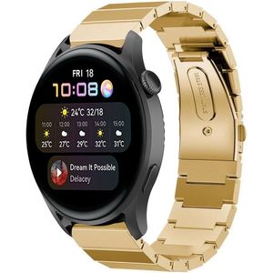 Strap-it Huawei Watch 3 (Pro) metalen bandje (goud)