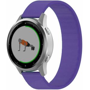 Strap-it Garmin Vivoactive 4s elastisch bandje (paars)