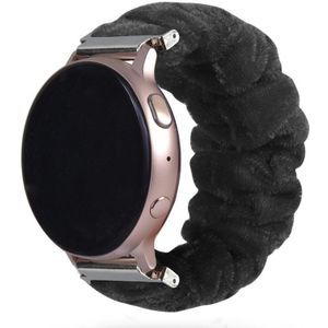 Strap-it Huawei Watch GT 4 - 41mm Scrunchie bandje (zwart)