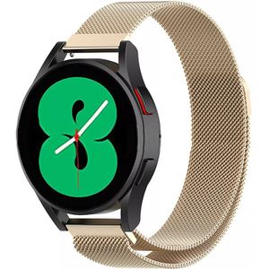 Strap-it Samsung Galaxy Watch 4 - 40mm Milanese band (champagne)