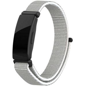 Strap-it Fitbit Inspire nylon bandje (zeeschelp)