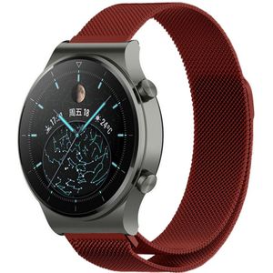Strap-it Huawei Watch GT 2 Pro Milanese band (rood)