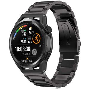 Strap-it Huawei Watch GT Runner titanium bandje (zwart)