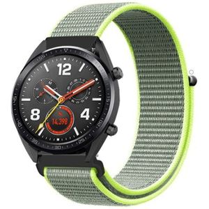 Strap-it Huawei Watch GT 2 nylon band (fluoriserend)