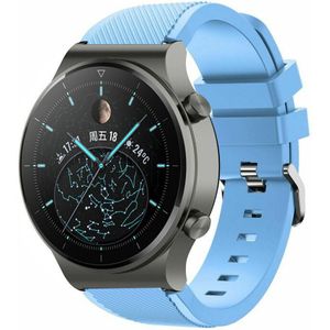 Strap-it Huawei Watch GT 2 Pro siliconen bandje (zand blauw)