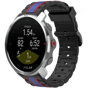 Strap-it Polar Grit X Special Edition band (zwart/blauw)