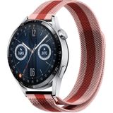 Strap-it Huawei Watch GT 3 46mm Milanese band (rood/roze)
