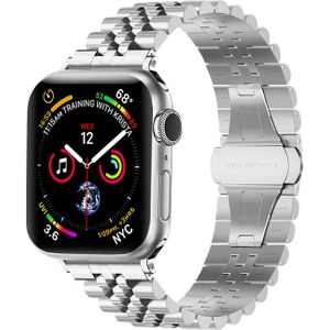 Strap-it Apple Watch Jubilee stalen band (zilver)