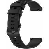 Strap-it siliconen horlogeband 18mm universeel (zwart)