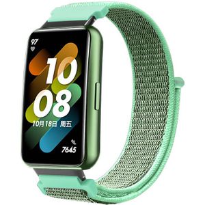 Strap-it Huawei band 7 nylon bandje (mint)