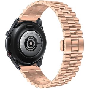 Strap-it Samsung Galaxy Watch 7 - 40mm Presidential stalen band (rosé goud)