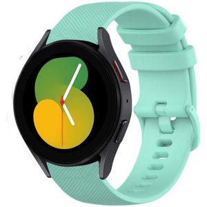 Strap-it Samsung Galaxy Watch 5 - 40mm luxe siliconen bandje (aqua)