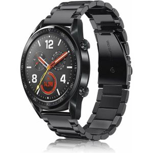 Strap-it Huawei Watch GT 2 stalen band (zwart)