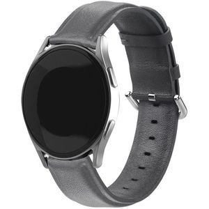 Strap-it Huawei Watch GT leren bandje (donkergrijs)