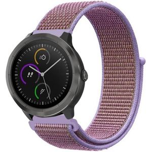 Strap-it Garmin Vivoactive 4 nylon band - 45mm - lila