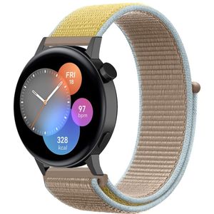 Strap-it Huawei Watch GT 3 42mm nylon band (camel)