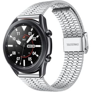 Strap-it Samsung Galaxy Watch 3 45mm roestvrij stalen band (zilver)