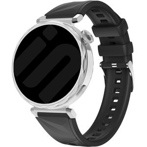 Strap-it Huawei Watch GT 4 - 41mm premium silicone band (zwart)
