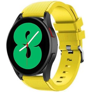 Strap-it Samsung Galaxy Watch 4 - 40mm siliconen bandje (geel)