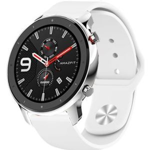 Strap-it Xiaomi Amazfit GTR sport band (wit)