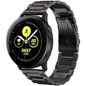 Strap-it Samsung Galaxy Watch Active titanium bandje (zwart)