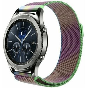 Samsung Gear S3 Classic & Frontier Milanese band (regenboog)