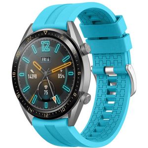 Strap-it Huawei Watch GT 2 extreme silicone band (lichtblauw)