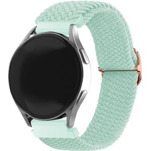 Strap-it Huawei Watch GT 2 verstelbaar geweven bandje (turquoise)