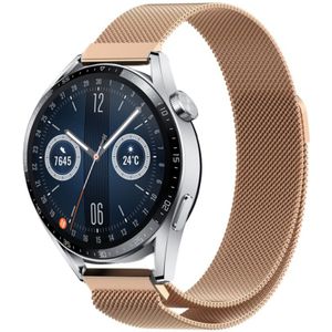 Strap-it Huawei Watch GT 3 46mm Milanese band (rosé goud)