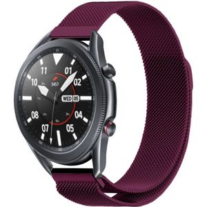 Strap-it Samsung Galaxy Watch 3 Milanese band 45mm (paars)