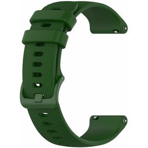 Strap-it siliconen horlogeband 18mm universeel (donkergroen)