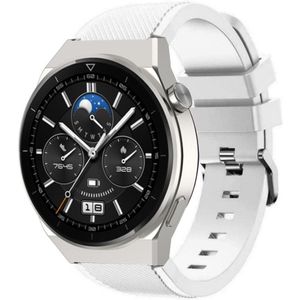 Strap-it Huawei Watch GT 3 Pro 46mm siliconen bandje (wit)