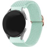 Strap-it Samsung Galaxy Watch 6 - 40mm verstelbaar geweven bandje (turquoise)