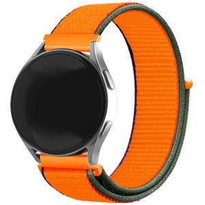 Strap-it Samsung Galaxy Watch 6 Classic 47mm nylon bandje (kumquat)