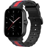 Strap-it Xiaomi Amazfit GTS 2 Special Edition Band (zwart/rood)