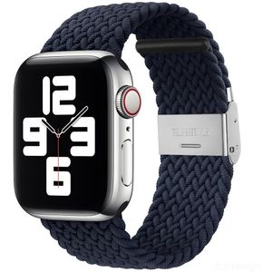 Strap-it Apple Watch gevlochten bandje (charcoal)