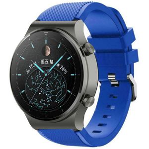Strap-it Huawei Watch GT 2 Pro siliconen bandje (blauw)