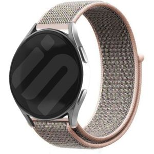 Strap-it Samsung Galaxy Watch 7 - 40mm nylon band (pink sand)