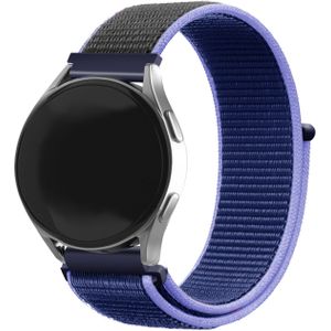 Strap-it Redmi Watch 5 Lite nylon band (blauw/zwart)