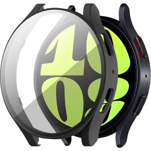 Strap-it Samsung Galaxy Watch 6 44mm PC hard case met glas (zwart)
