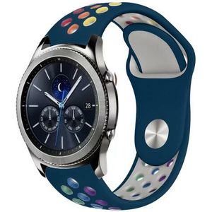 Strap-it Samsung Gear S3 sport band (dennengroen kleurrijk)
