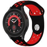 Strap-it Samsung Galaxy Watch 5 Pro sport band (zwart/rood)