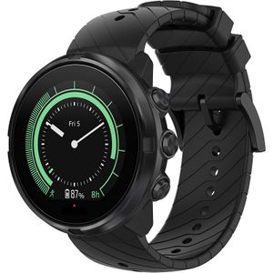 Strap-it Suunto 9 (Baro) siliconen bandje (zwart)